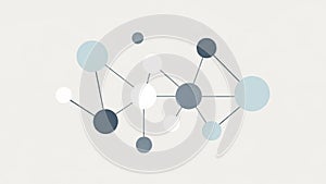 Suggests concepts of connectivity communication or data visualization