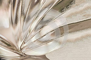 Abstract representation of a relief glass surface