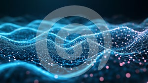 Abstract Representation of Signal Wave Patterns