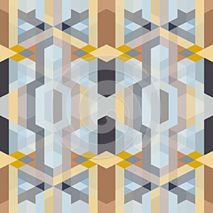 Abstract retro art deco geometric pattern