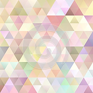 Abstract retro gradient triangle pattern background - vector graphic