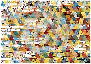 Abstracto triangulos 