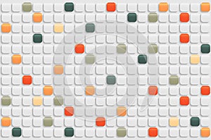 Abstract retro mosaic background