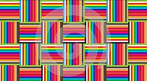 Abstract retro pattern.Texture from rhombus/squares.Vector illustration