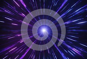 Abstract retro of warp or hyperspace motion in blue purple star trail stock video1980 1989 Backgrounds Speed Psychedelic Retro photo