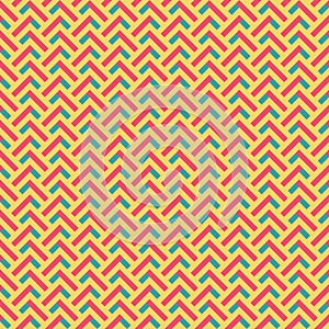 Abstract retro zig zag seamless pattern