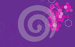 Abstract rhombus violet background. Vector Illustration