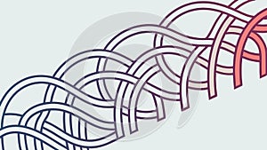 Abstract Rhythmic Wave Pattern Design, vector design Generative AI