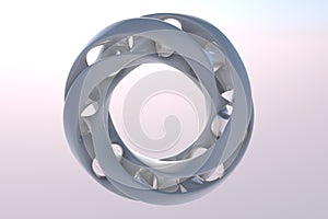  abstract ring made in 3D