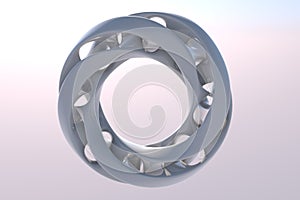 abstract ring made in 3D