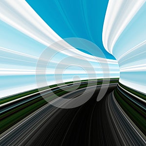 Abstract road motion