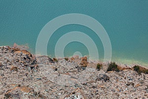 Abstract Rock Detail in Natural Pool of Water