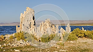 Abstract rock tower. Mono Lake, California