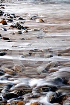 Abstract rocks and water