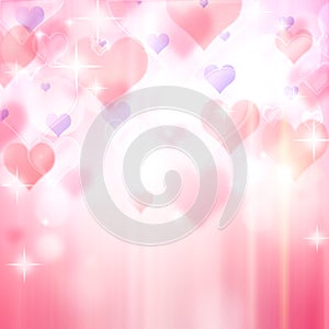 Abstract romantic background
