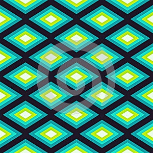 Abstract Romb seamless geometric pattern