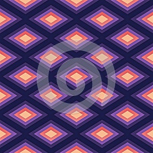 Abstract Romb seamless geometric pattern