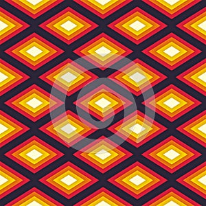 Abstract Romb seamless geometric pattern