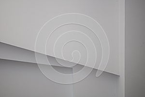 Abstract Room Stripe white horizontal Pattern Wall Background.Modern  interior