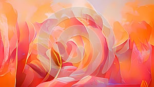 Abstract rose border for wedding decoration