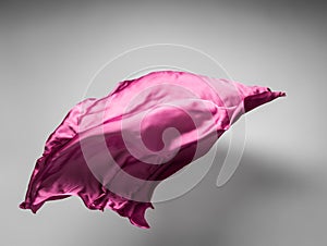 Abstract rose fabric in motion