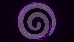 Abstract rotation angel wings ring background,turbine tunnel circle hole,round gear,fiber optic eye. Rotating circles photo