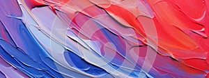 Abstract rough colorful berry colors multicolored art painting texture, with oil brushstroke Generative AI
