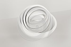 Abstract round hemisphere element background, 3d rendering