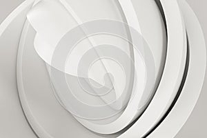 Abstract round hemisphere element background, 3d rendering