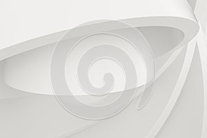 Abstract round hemisphere element background, 3d rendering