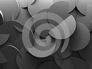 Abstract Round Pattern Wall Architectute Background