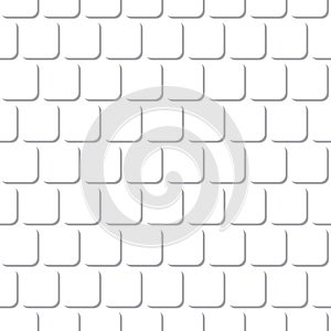 Abstract Round Rectangle Square Seamless Pattern Background