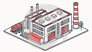 Abstract Rounded Geometric Pattern, Interlocking Forms, vector design Generative AI