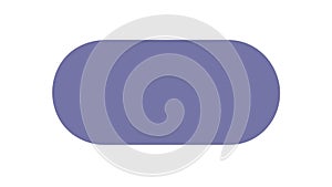 Abstract rounded rectangle, versatile design element, modern shape, vector design Generative AI