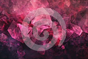 Abstract ruby stone illustration, red rock background, texture