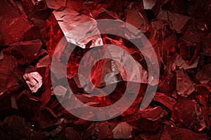 Abstract ruby stone illustration, red rock background, texture