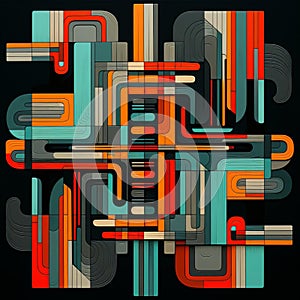 Vibrant Abstract Ruggedwear Inspired By Modular Constructivism Designs