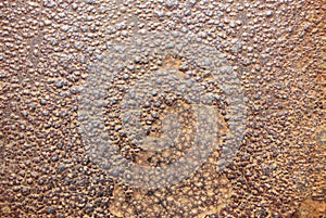 Abstract rusted texture on steel iron plate