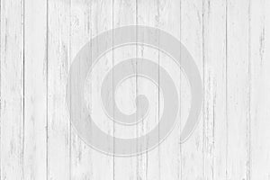 Abstract rustic surface white wood table texture background. Close up of rustic wall made of white wood table planks texture. photo