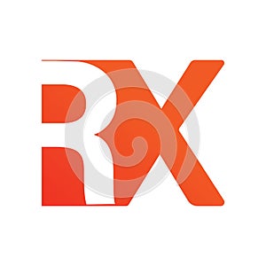 Abstract RX letter logo design. XR logo vector template icon. RX logo best branding company identity free. RX or XR icon logo