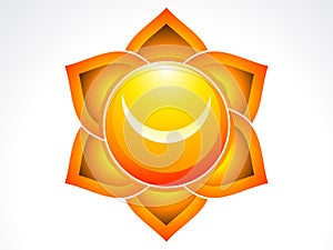 Abstract sacral chakra