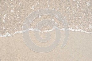 Abstract sand of beach and soft wave background