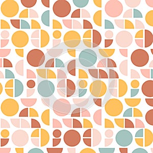 Abstract scandi style pattern background
