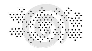 Abstract Scattered Dotted Pattern Digital Background Vector, vector design Generative AI