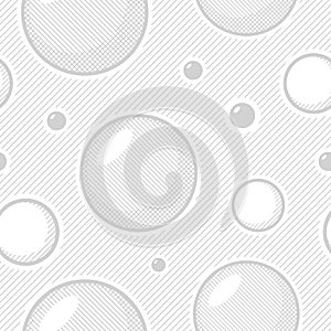 Abstract scetch vector pattern. Chaotically bubbles background