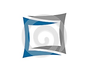 abstract screen paper cc logo