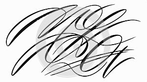 Abstract scribble lines, chaotic lines with artistic and messy texture vector design Generative AI
