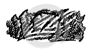 Abstract Scribble Texture Hand-Drawn Chaotic Grunge Pattern Background, vector design Generative AI