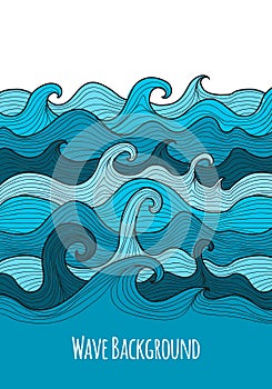 Abstract sea background for your design