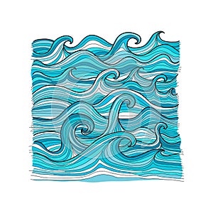 Abstract sea background for your design